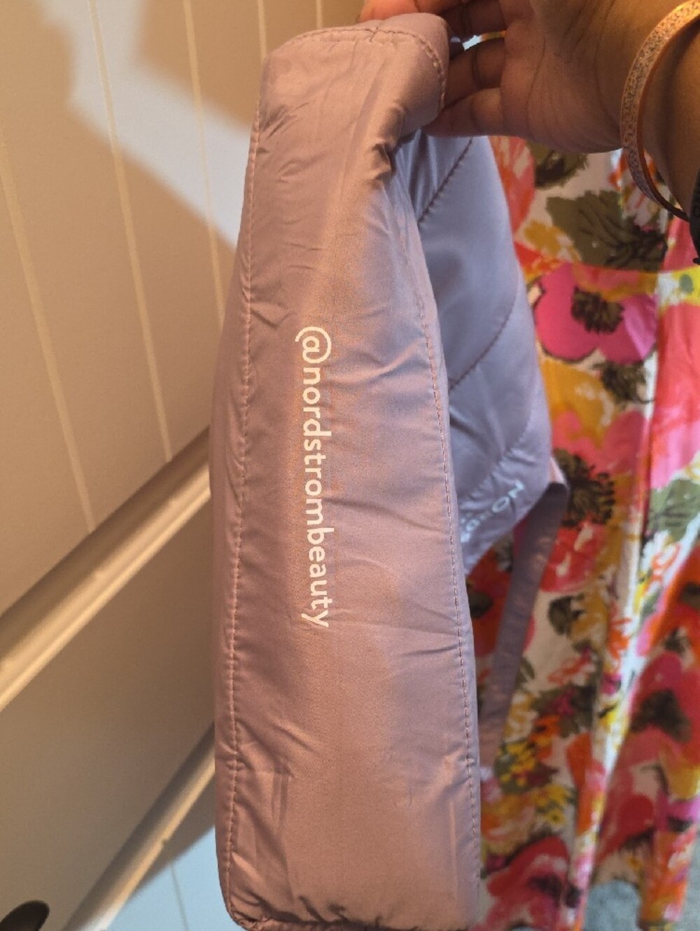 Nordstrom Quilted Tote Bag in Light Lavender - Picture 5 of 7